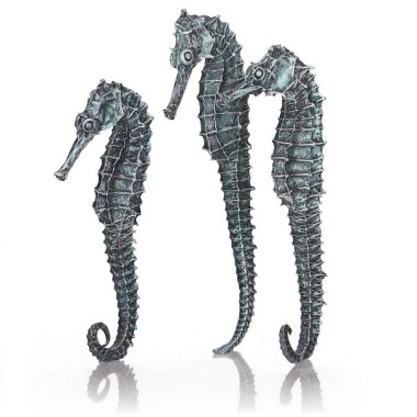 Набор из 3-х черных морских коньков (Seahorses 3-pack black)