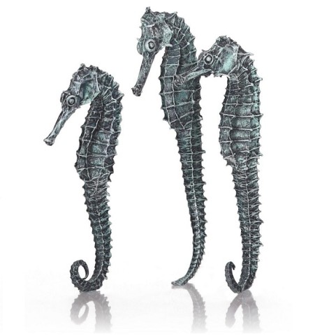 Набор из 3-х черных морских коньков (Seahorses 3-pack black)