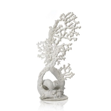 Коралл веер белый (Fan coral ornament white)